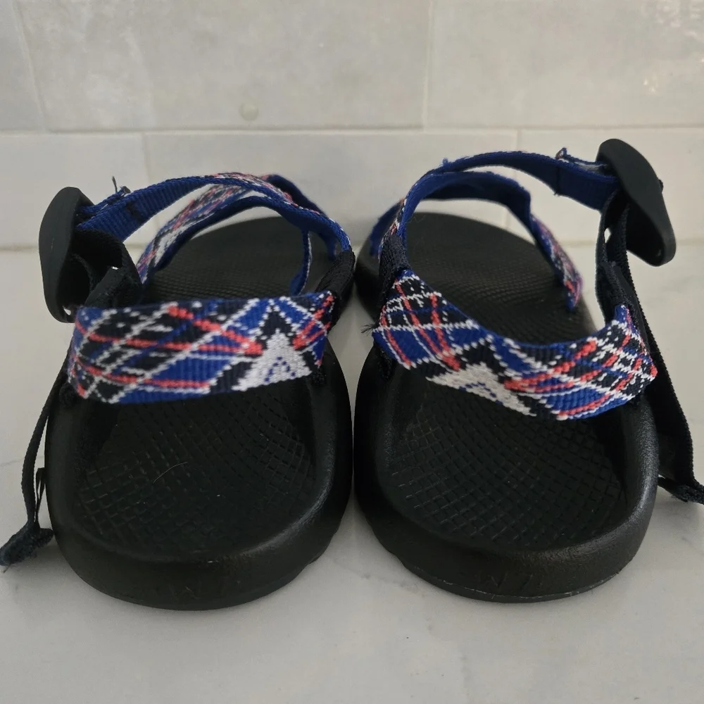 EUC Chaco Festival Collection Z/1 Classic Sandal Adjustable Waterproof Blue Red - Picture 6 of 8